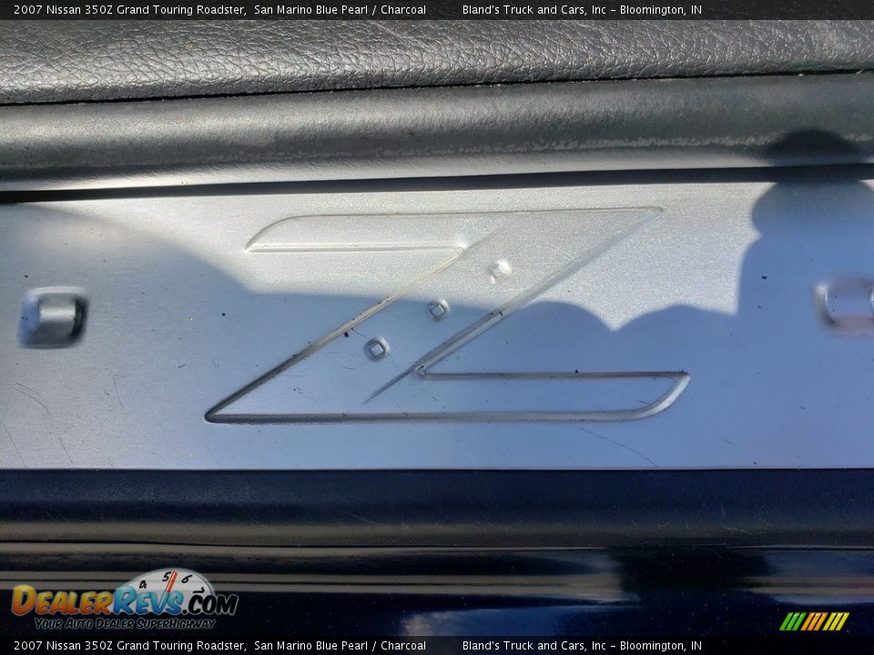2007 Nissan 350Z Grand Touring Roadster San Marino Blue Pearl / Charcoal Photo #6