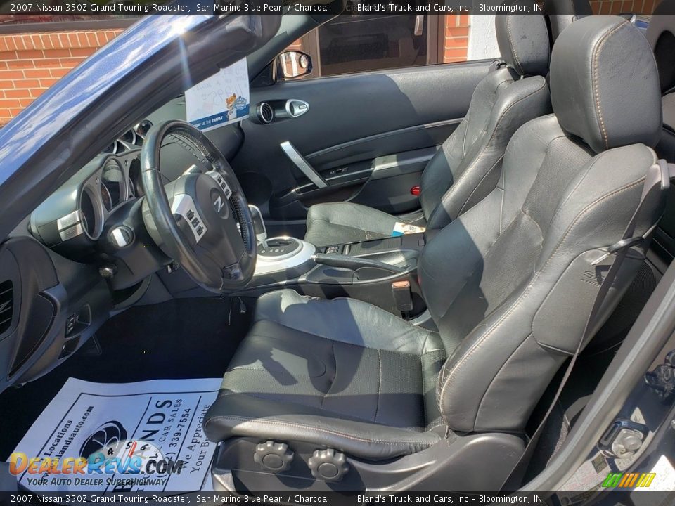 2007 Nissan 350Z Grand Touring Roadster San Marino Blue Pearl / Charcoal Photo #8