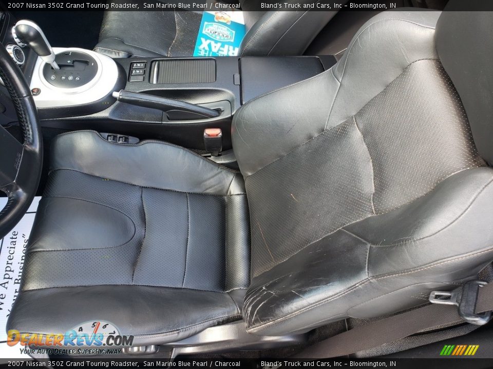 2007 Nissan 350Z Grand Touring Roadster San Marino Blue Pearl / Charcoal Photo #10