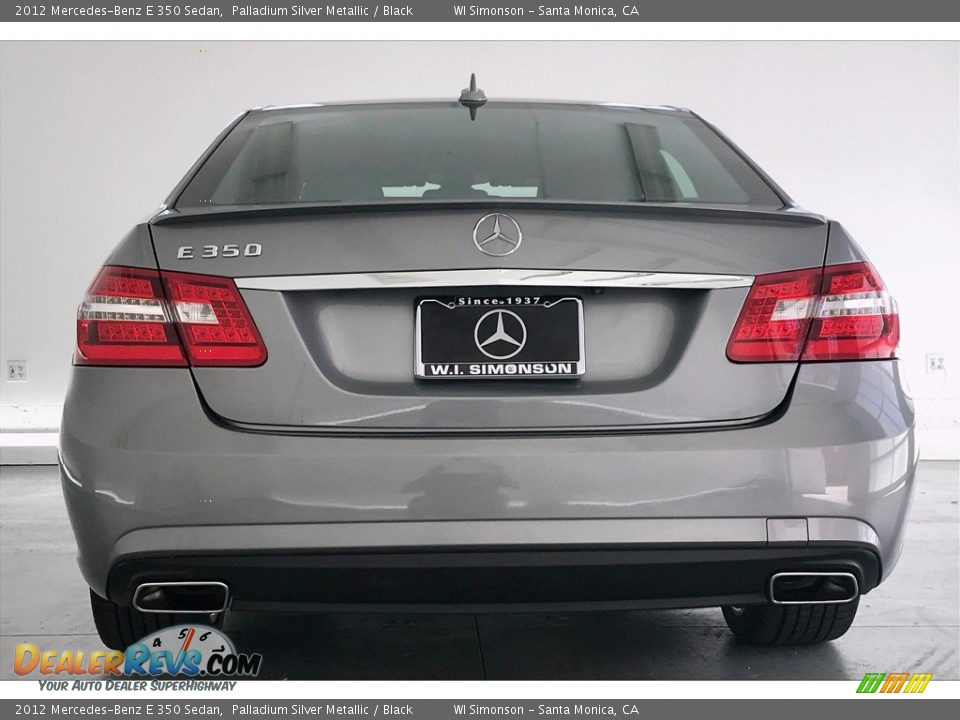 2012 Mercedes-Benz E 350 Sedan Palladium Silver Metallic / Black Photo #3