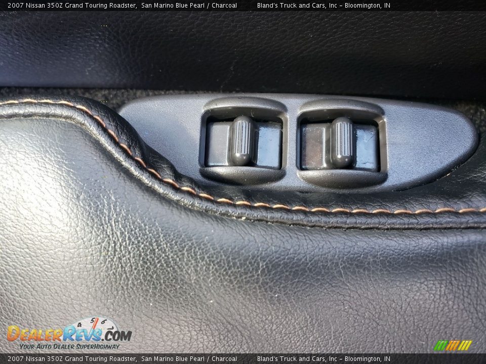 2007 Nissan 350Z Grand Touring Roadster San Marino Blue Pearl / Charcoal Photo #12