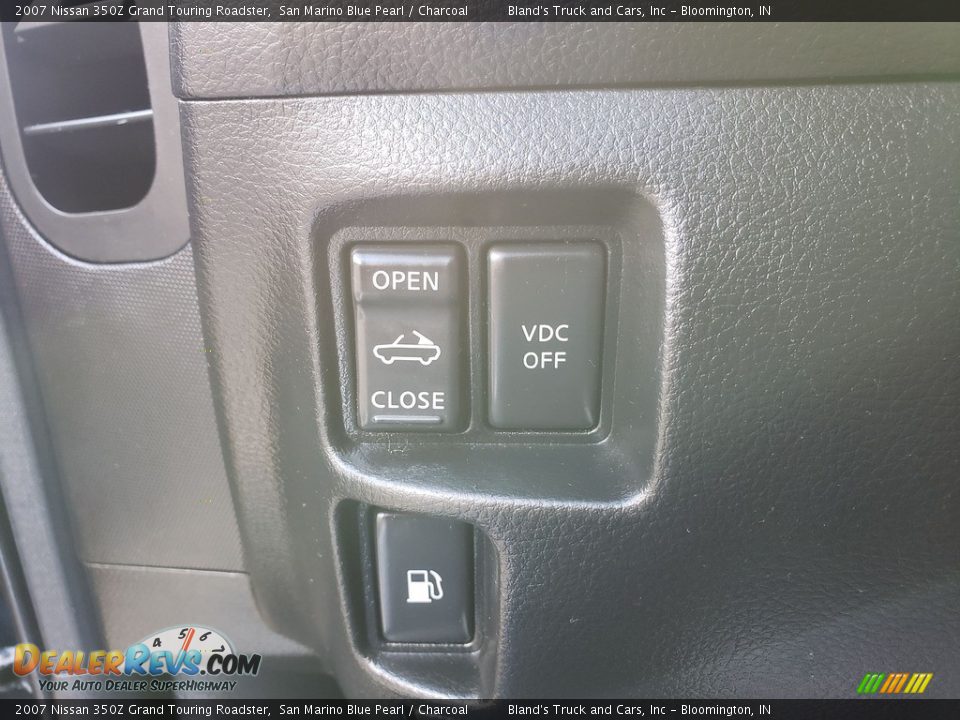 2007 Nissan 350Z Grand Touring Roadster San Marino Blue Pearl / Charcoal Photo #13