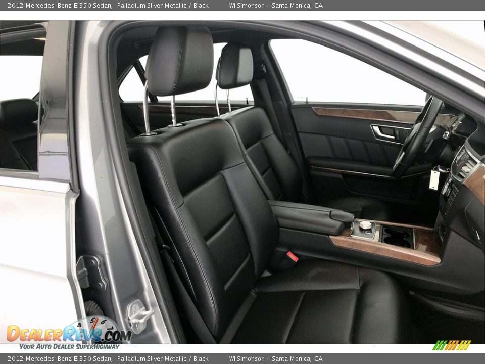 2012 Mercedes-Benz E 350 Sedan Palladium Silver Metallic / Black Photo #6