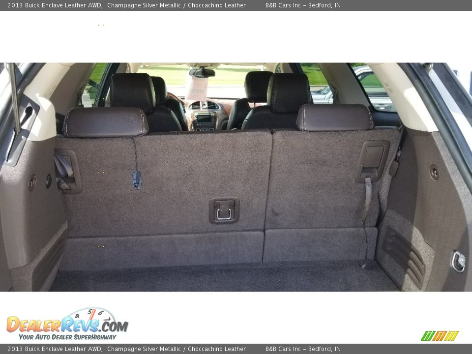 2013 Buick Enclave Leather AWD Champagne Silver Metallic / Choccachino Leather Photo #20