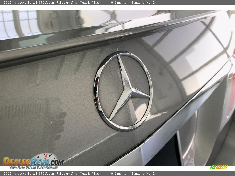 2012 Mercedes-Benz E 350 Sedan Palladium Silver Metallic / Black Photo #7
