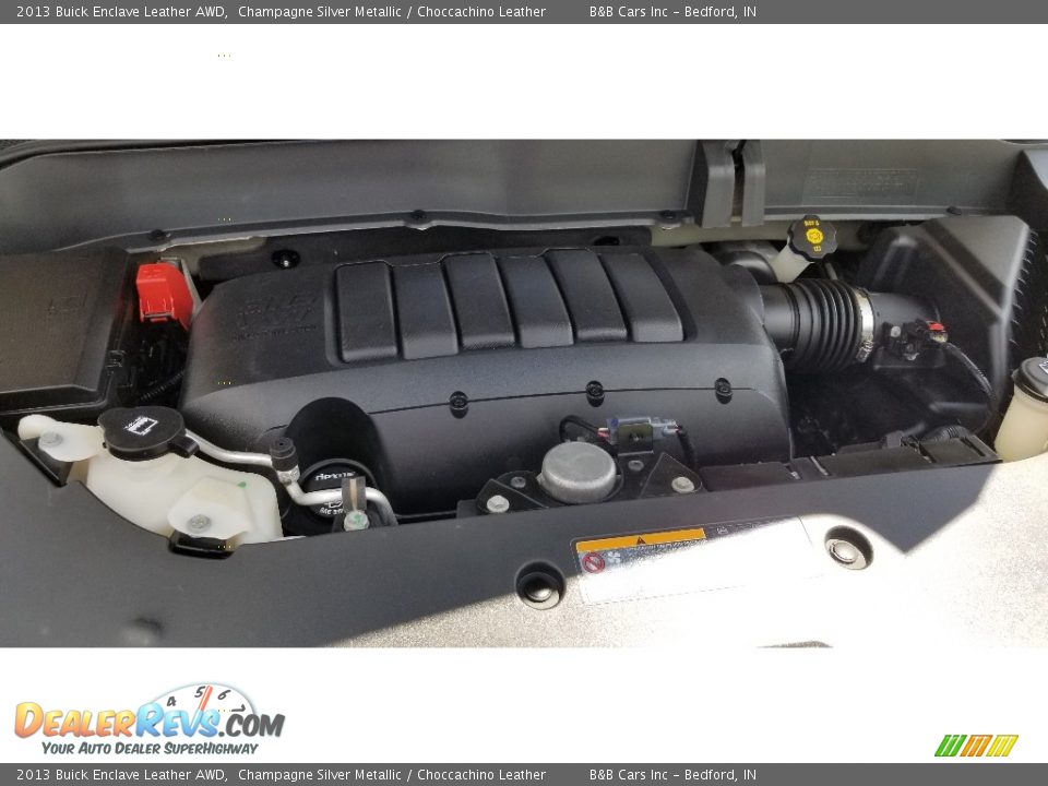 2013 Buick Enclave Leather AWD Champagne Silver Metallic / Choccachino Leather Photo #23