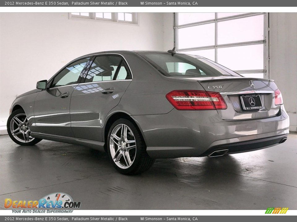 2012 Mercedes-Benz E 350 Sedan Palladium Silver Metallic / Black Photo #10