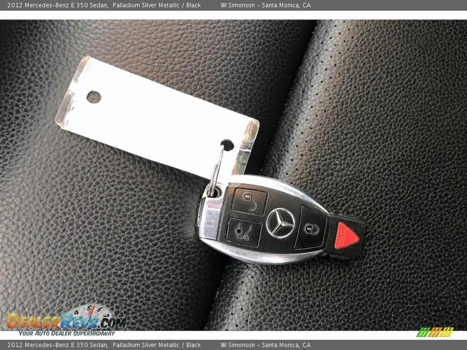 2012 Mercedes-Benz E 350 Sedan Palladium Silver Metallic / Black Photo #11