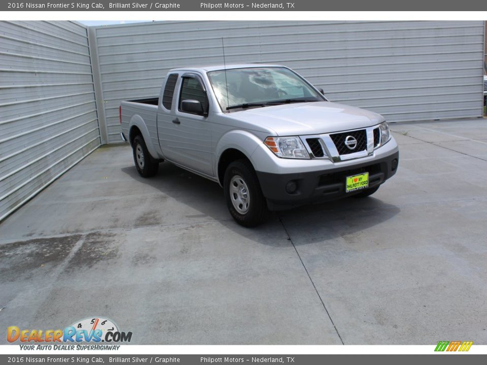 2016 Nissan Frontier S King Cab Brilliant Silver / Graphite Photo #2