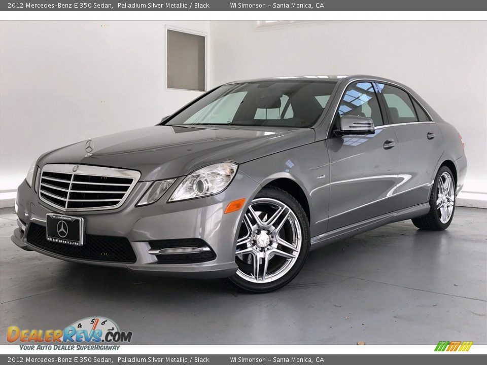 2012 Mercedes-Benz E 350 Sedan Palladium Silver Metallic / Black Photo #12