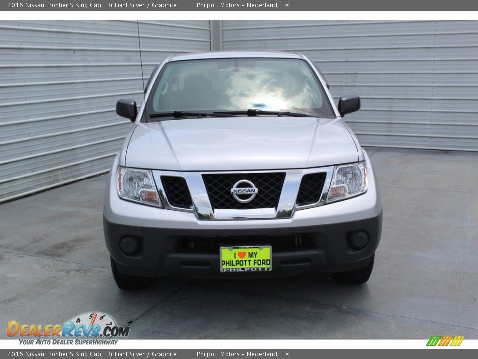 2016 Nissan Frontier S King Cab Brilliant Silver / Graphite Photo #3