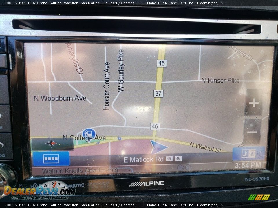 2007 Nissan 350Z Grand Touring Roadster San Marino Blue Pearl / Charcoal Photo #21