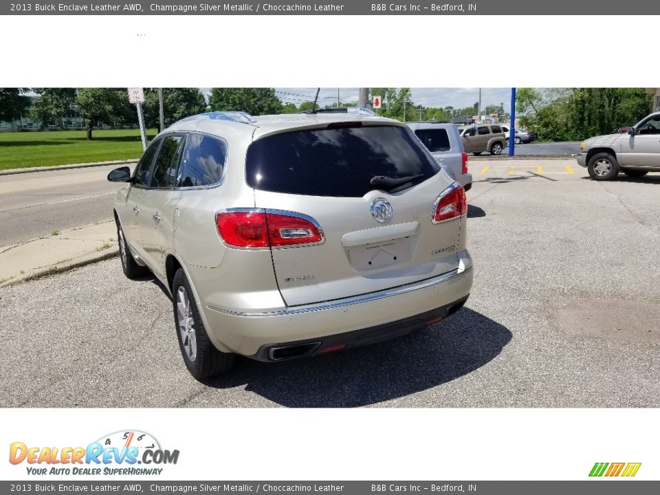 2013 Buick Enclave Leather AWD Champagne Silver Metallic / Choccachino Leather Photo #27