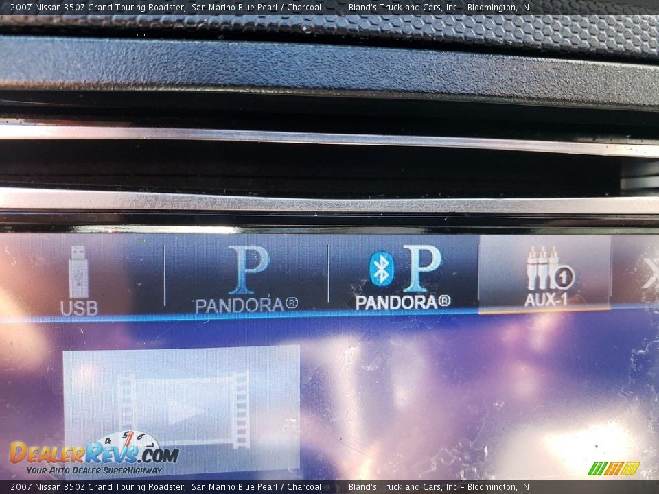 2007 Nissan 350Z Grand Touring Roadster San Marino Blue Pearl / Charcoal Photo #22