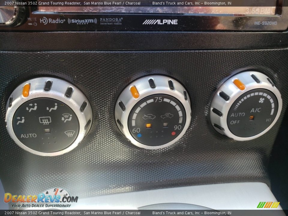 2007 Nissan 350Z Grand Touring Roadster San Marino Blue Pearl / Charcoal Photo #24