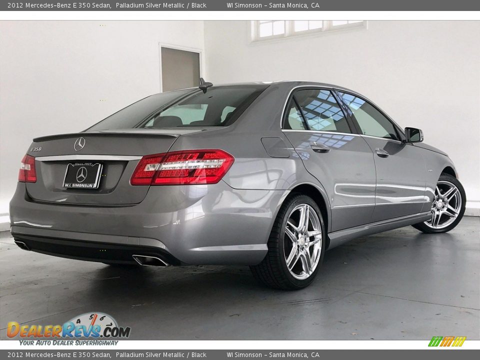 2012 Mercedes-Benz E 350 Sedan Palladium Silver Metallic / Black Photo #16