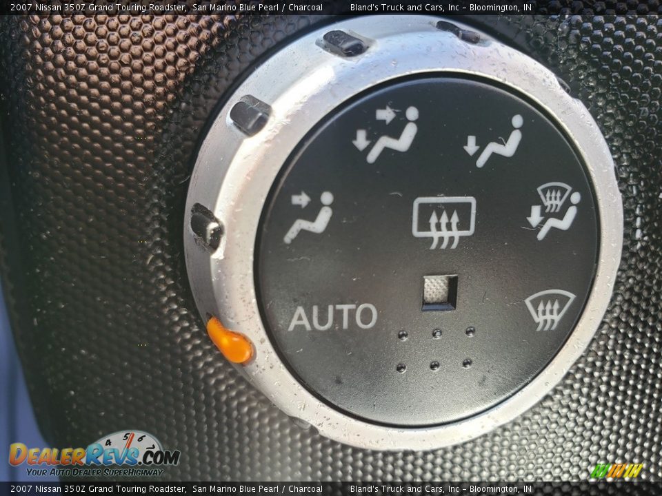 2007 Nissan 350Z Grand Touring Roadster San Marino Blue Pearl / Charcoal Photo #25