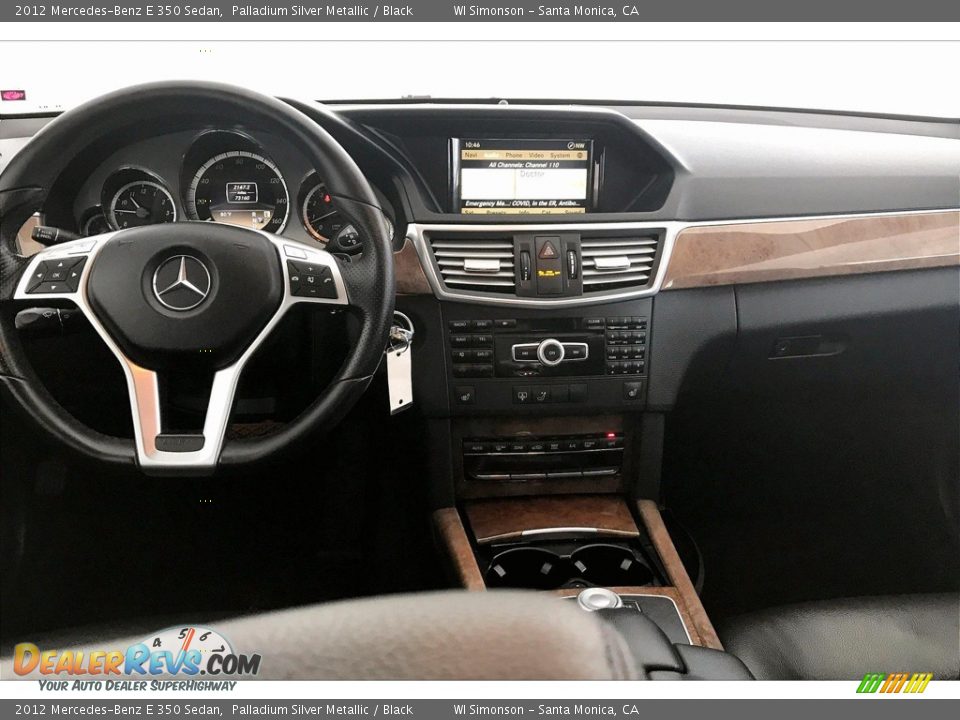 2012 Mercedes-Benz E 350 Sedan Palladium Silver Metallic / Black Photo #17