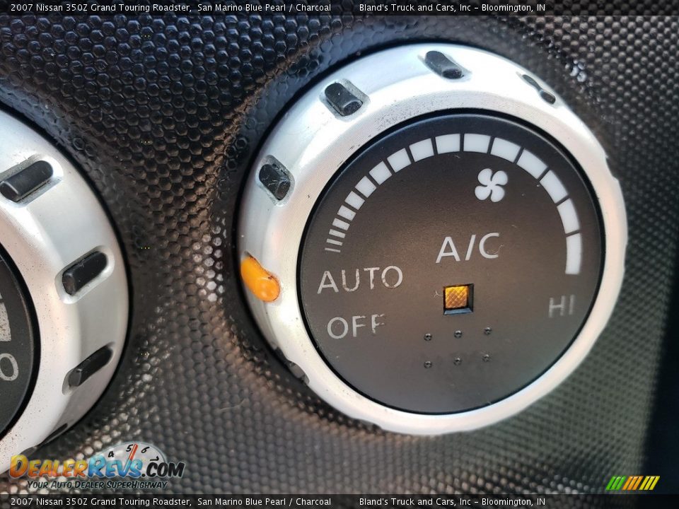 2007 Nissan 350Z Grand Touring Roadster San Marino Blue Pearl / Charcoal Photo #26