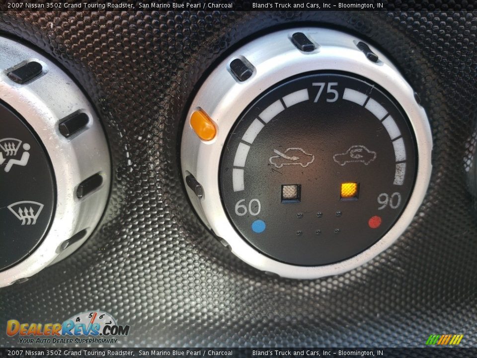 2007 Nissan 350Z Grand Touring Roadster San Marino Blue Pearl / Charcoal Photo #27