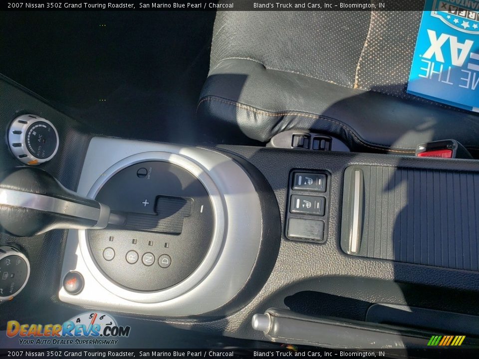 2007 Nissan 350Z Grand Touring Roadster San Marino Blue Pearl / Charcoal Photo #28