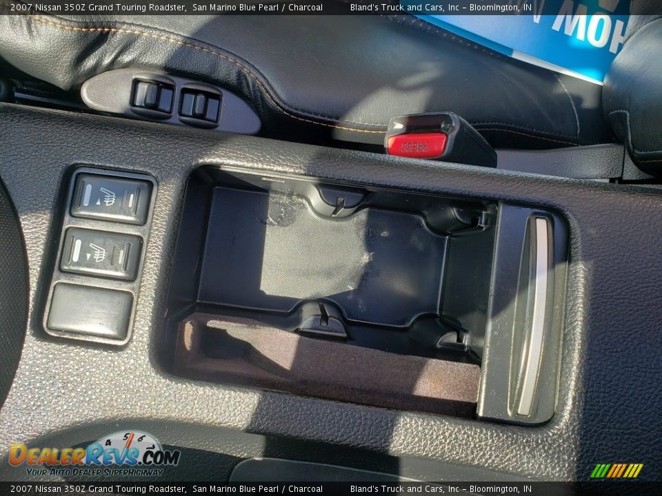 2007 Nissan 350Z Grand Touring Roadster San Marino Blue Pearl / Charcoal Photo #30