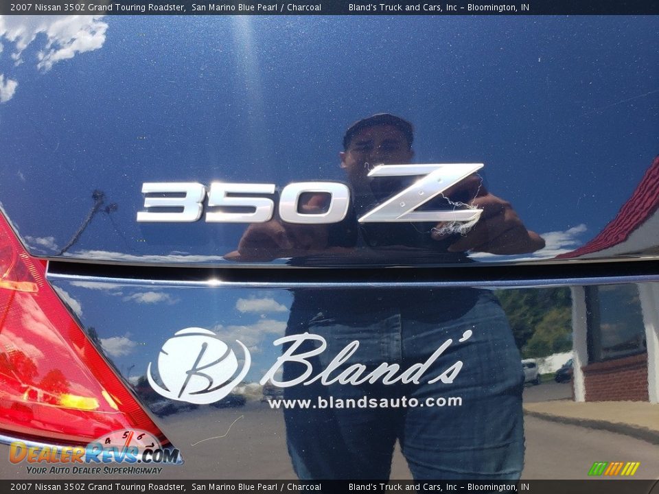 2007 Nissan 350Z Grand Touring Roadster San Marino Blue Pearl / Charcoal Photo #36