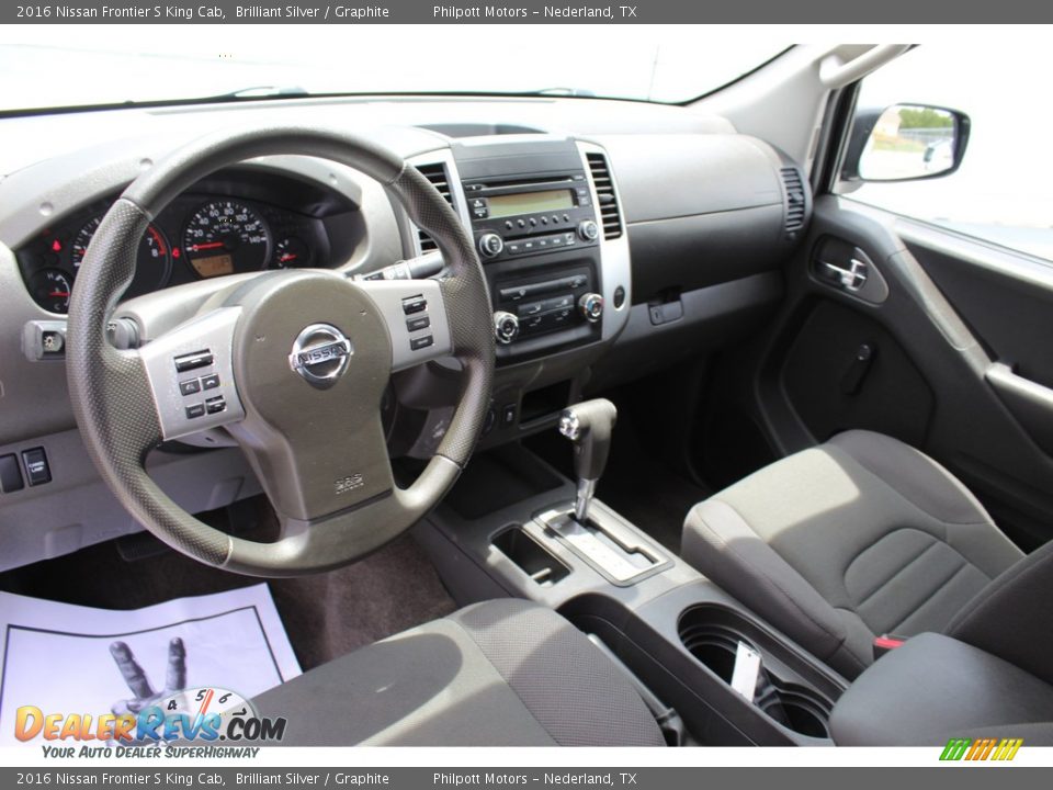 2016 Nissan Frontier S King Cab Brilliant Silver / Graphite Photo #21