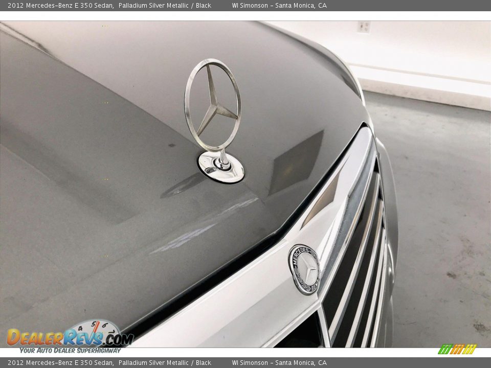 2012 Mercedes-Benz E 350 Sedan Palladium Silver Metallic / Black Photo #33