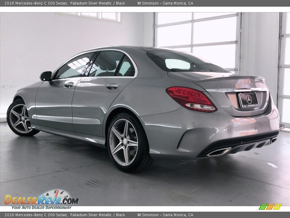 2016 Mercedes-Benz C 300 Sedan Palladium Silver Metallic / Black Photo #10