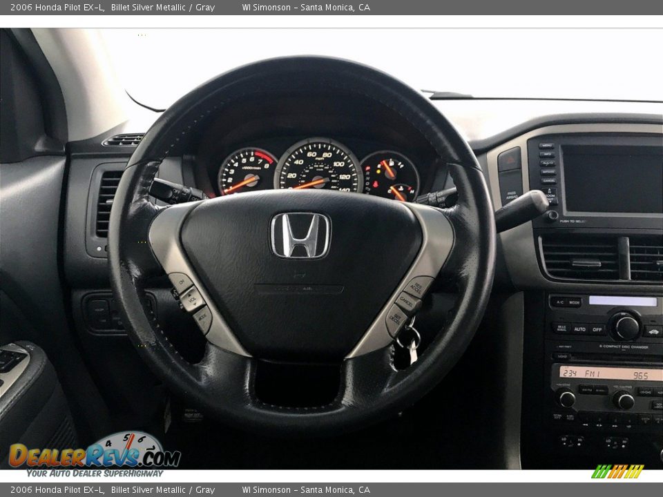 2006 Honda Pilot EX-L Billet Silver Metallic / Gray Photo #4