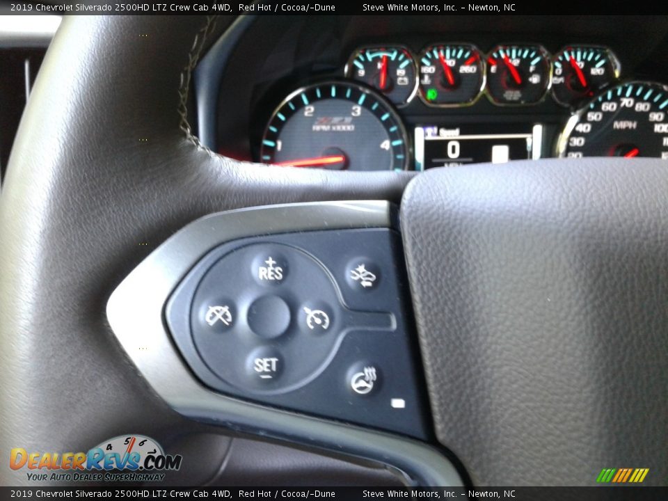 2019 Chevrolet Silverado 2500HD LTZ Crew Cab 4WD Red Hot / Cocoa/­Dune Photo #21