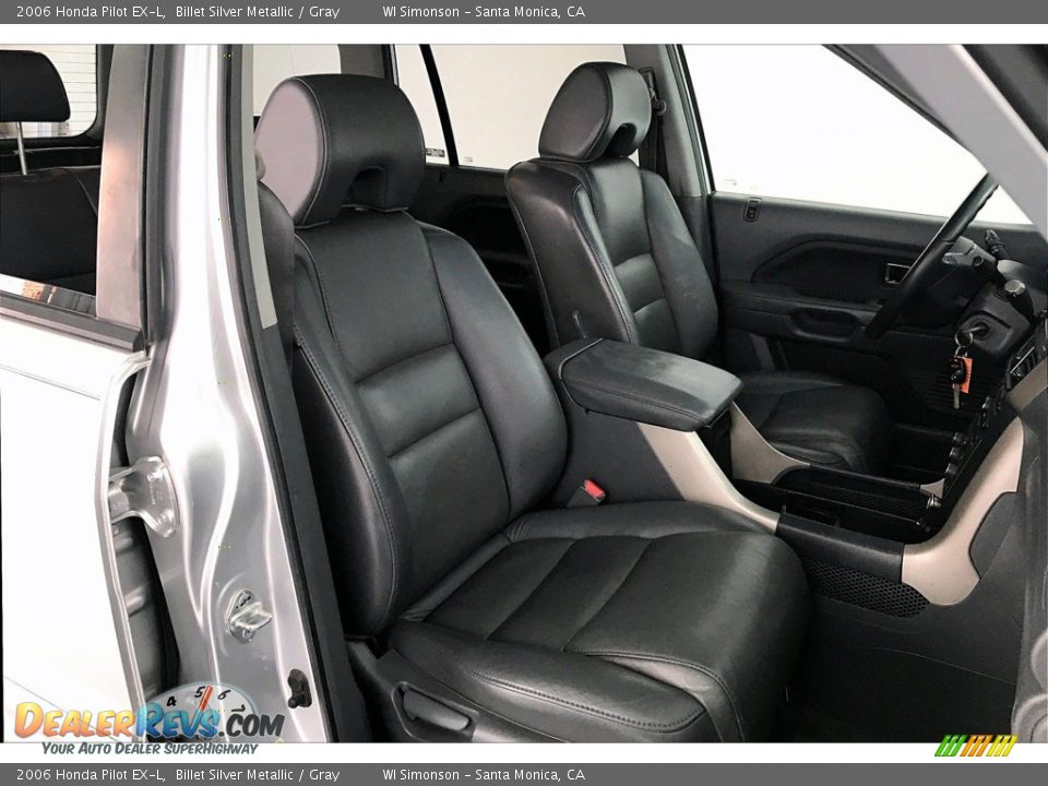2006 Honda Pilot EX-L Billet Silver Metallic / Gray Photo #6