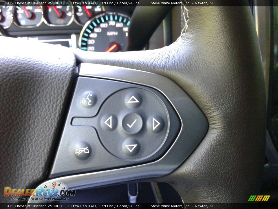 2019 Chevrolet Silverado 2500HD LTZ Crew Cab 4WD Red Hot / Cocoa/­Dune Photo #22