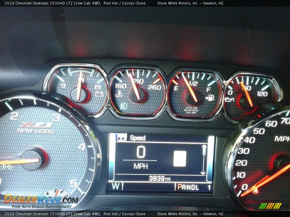 2019 Chevrolet Silverado 2500HD LTZ Crew Cab 4WD Red Hot / Cocoa/­Dune Photo #23