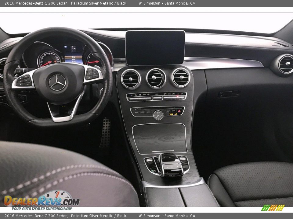 2016 Mercedes-Benz C 300 Sedan Palladium Silver Metallic / Black Photo #17