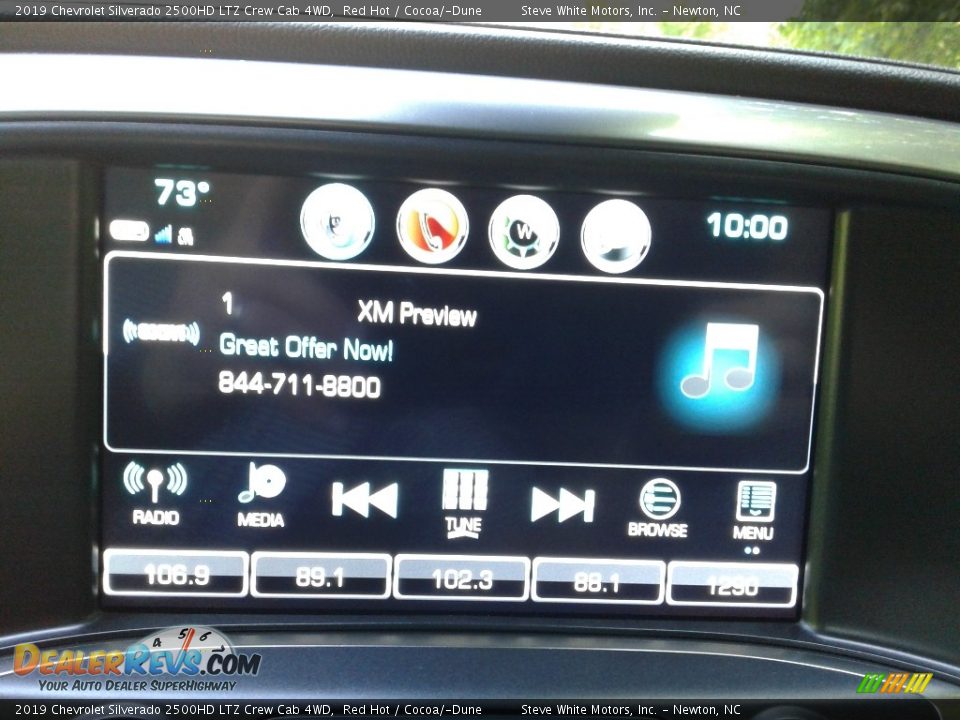 2019 Chevrolet Silverado 2500HD LTZ Crew Cab 4WD Red Hot / Cocoa/­Dune Photo #25