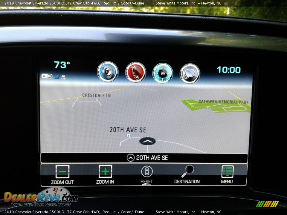 2019 Chevrolet Silverado 2500HD LTZ Crew Cab 4WD Red Hot / Cocoa/­Dune Photo #27
