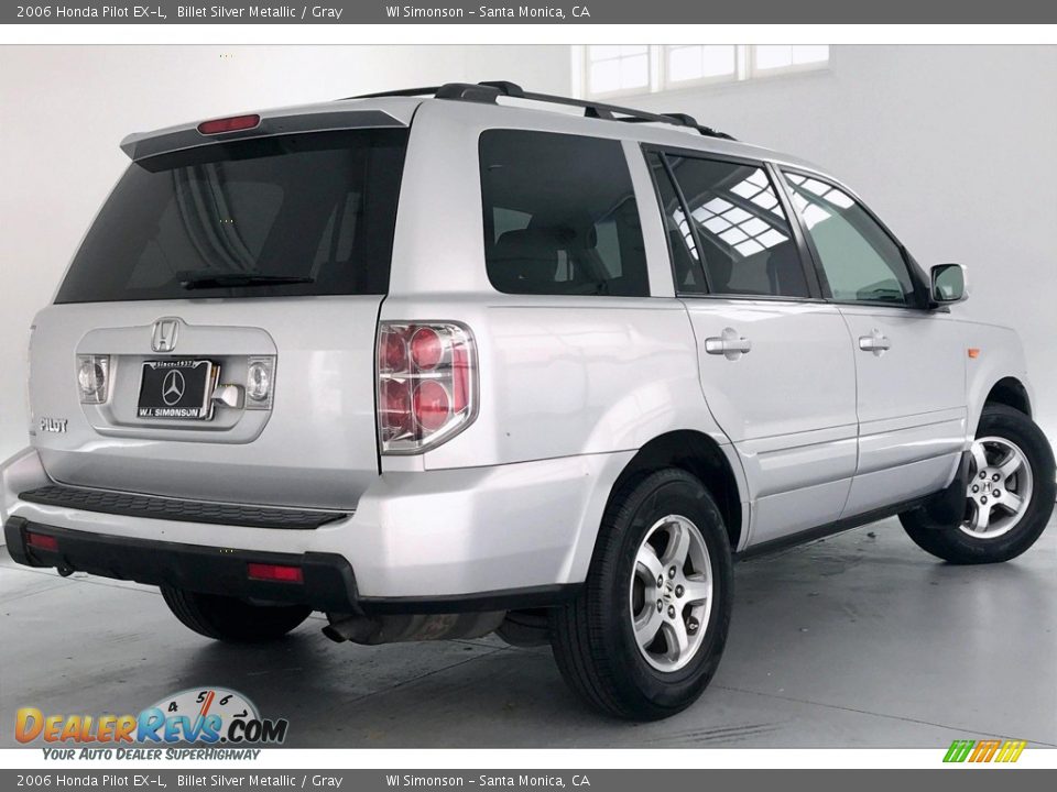 2006 Honda Pilot EX-L Billet Silver Metallic / Gray Photo #16