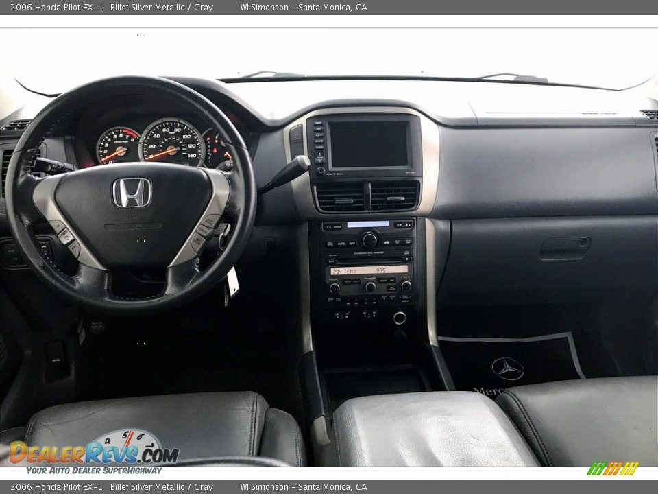 2006 Honda Pilot EX-L Billet Silver Metallic / Gray Photo #17