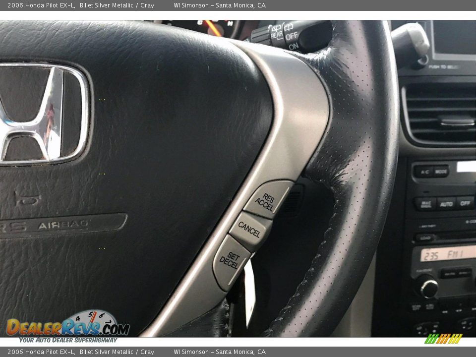 2006 Honda Pilot EX-L Billet Silver Metallic / Gray Photo #19