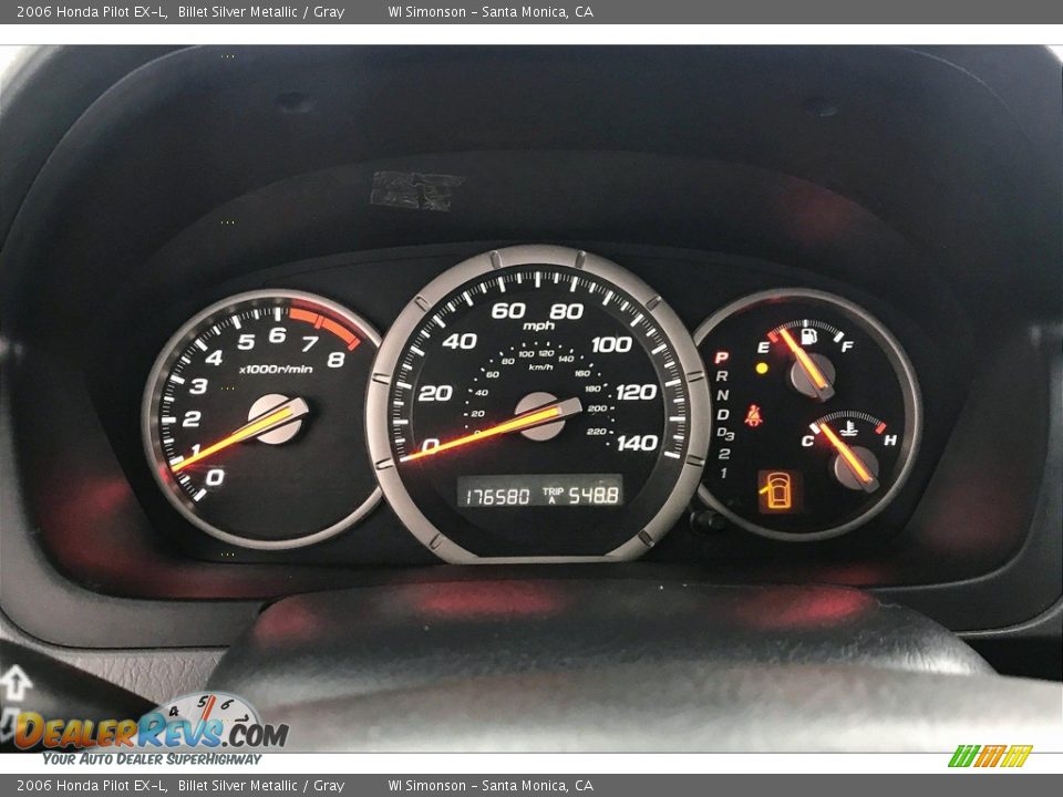 2006 Honda Pilot EX-L Billet Silver Metallic / Gray Photo #20