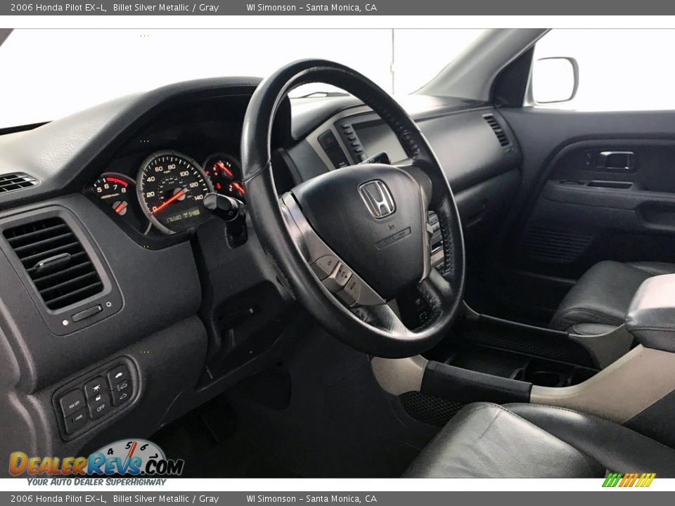 2006 Honda Pilot EX-L Billet Silver Metallic / Gray Photo #22