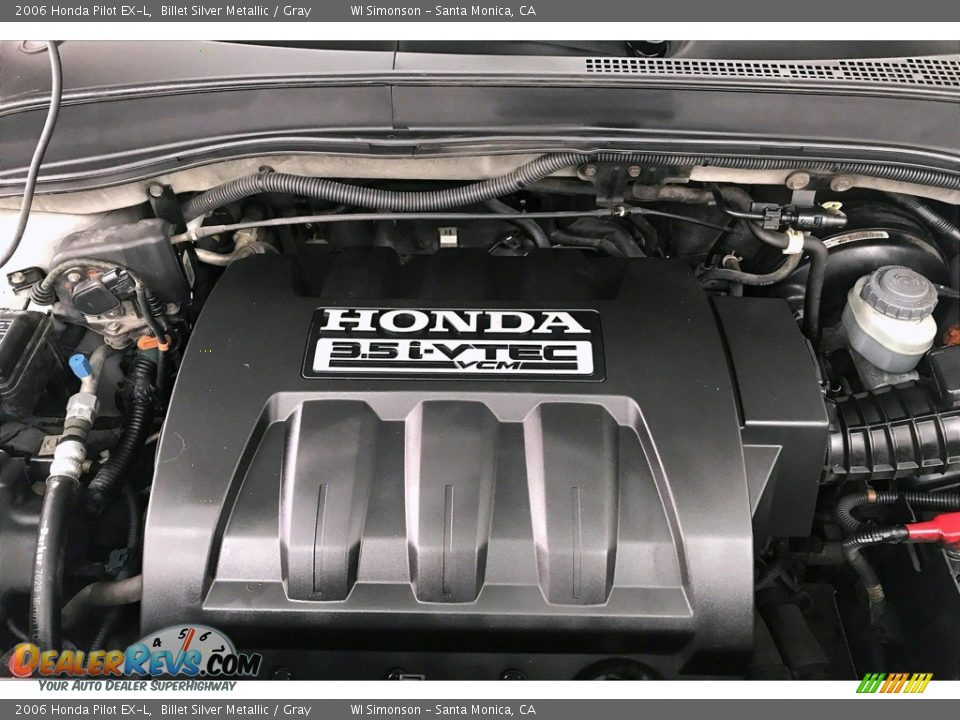 2006 Honda Pilot EX-L Billet Silver Metallic / Gray Photo #31