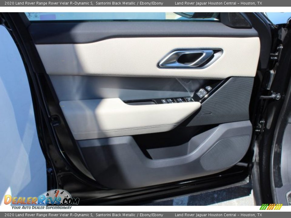 2020 Land Rover Range Rover Velar R-Dynamic S Santorini Black Metallic / Ebony/Ebony Photo #10