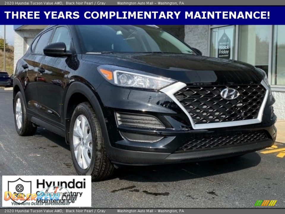 2020 Hyundai Tucson Value AWD Black Noir Pearl / Gray Photo #1