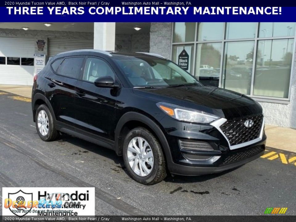 2020 Hyundai Tucson Value AWD Black Noir Pearl / Gray Photo #2