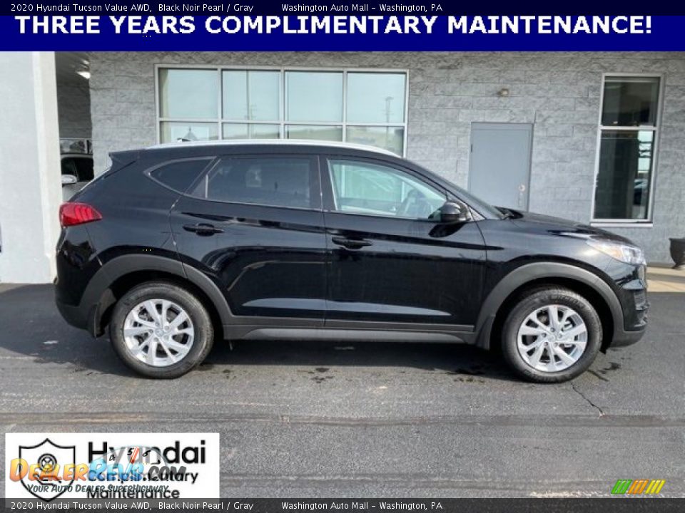 2020 Hyundai Tucson Value AWD Black Noir Pearl / Gray Photo #3