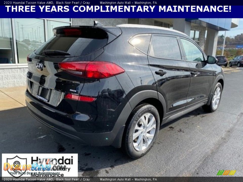 2020 Hyundai Tucson Value AWD Black Noir Pearl / Gray Photo #4