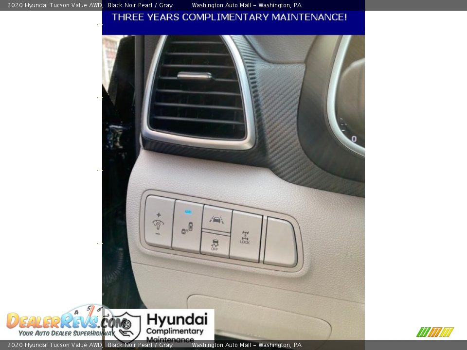 2020 Hyundai Tucson Value AWD Black Noir Pearl / Gray Photo #13